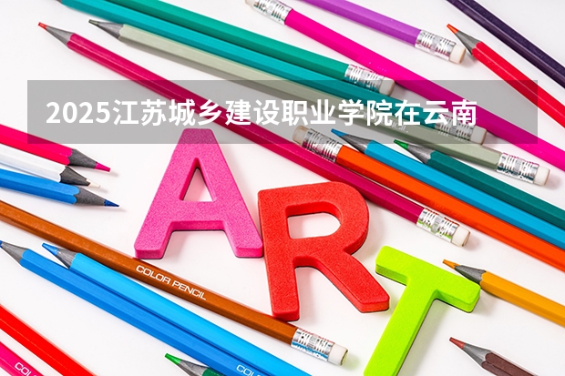 2025江苏城乡建设职业学院在云南招生计划一览表