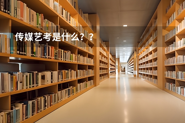 传媒艺考是什么？？