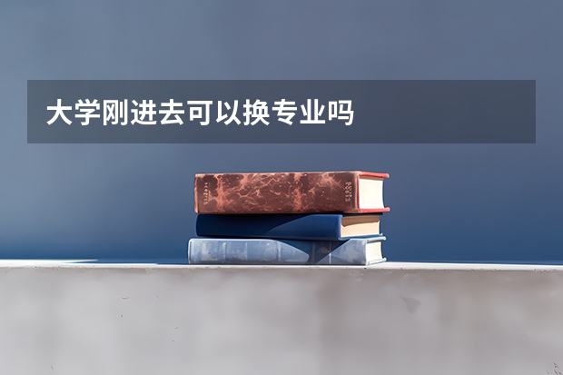 大学刚进去可以换专业吗