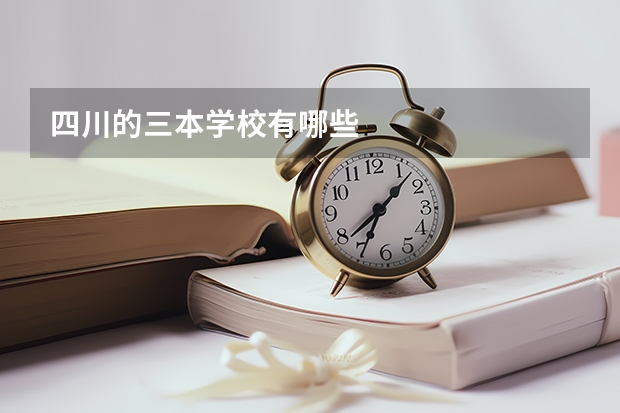 四川的三本学校有哪些