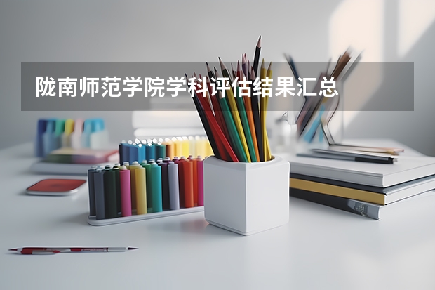 陇南师范学院学科评估结果汇总