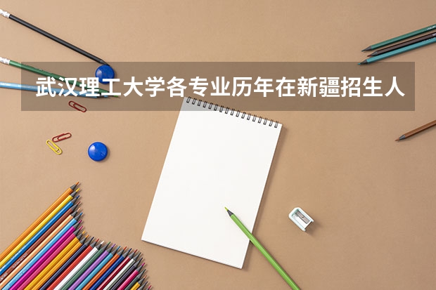 武汉理工大学各专业历年在新疆招生人数是多少