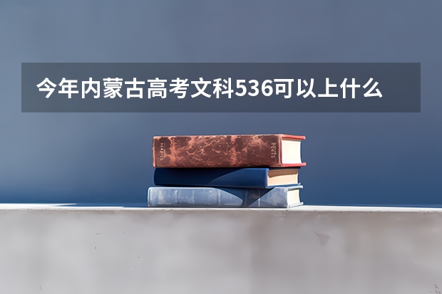今年内蒙古高考文科536可以上什么大学