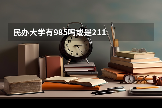 民办大学有985吗或是211