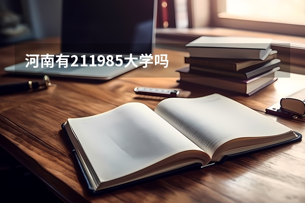 河南有211985大学吗