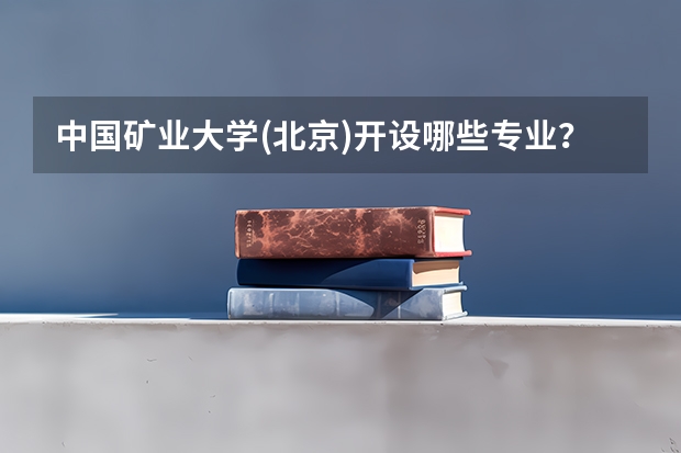 中国矿业大学(北京)开设哪些专业？在山东专业录取分数线是多少