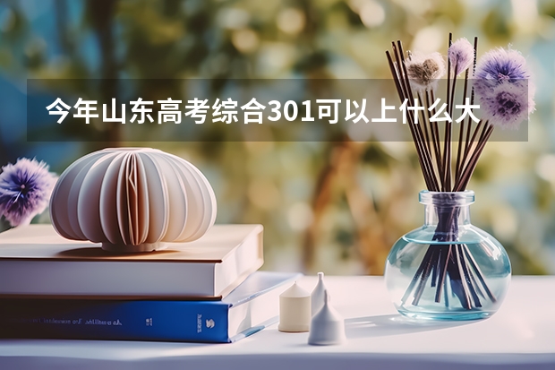 今年山东高考综合301可以上什么大学