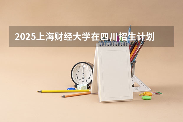 2025上海财经大学在四川招生计划人数一览表