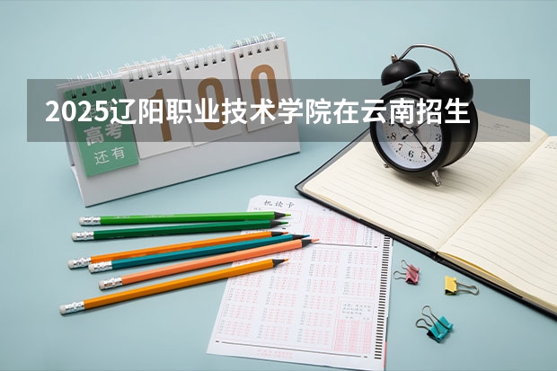 2025辽阳职业技术学院在云南招生计划一览表