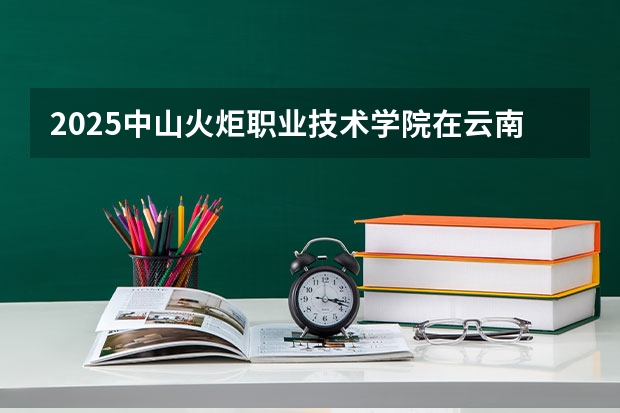 2025中山火炬职业技术学院在云南招生计划一览表