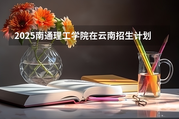 2025南通理工学院在云南招生计划一览表