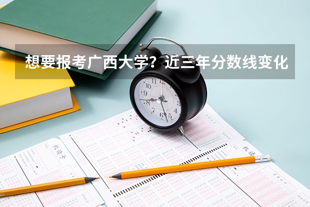 想要报考广西大学？近三年分数线变化与2026年预测分析
