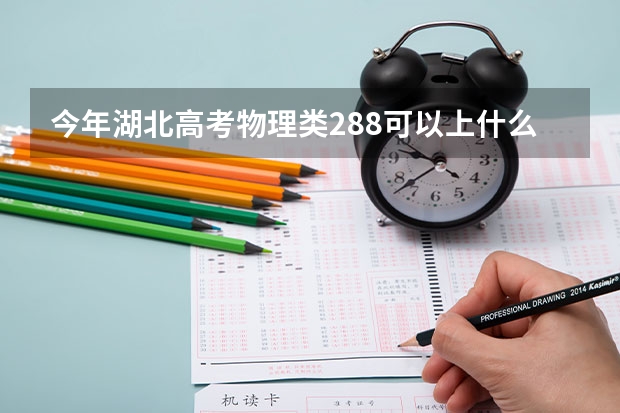 今年湖北高考物理类288可以上什么大学