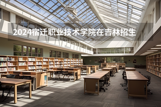 2024宿迁职业技术学院在吉林招生计划表