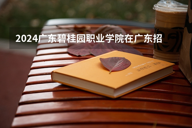 2024广东碧桂园职业学院在广东招生计划表