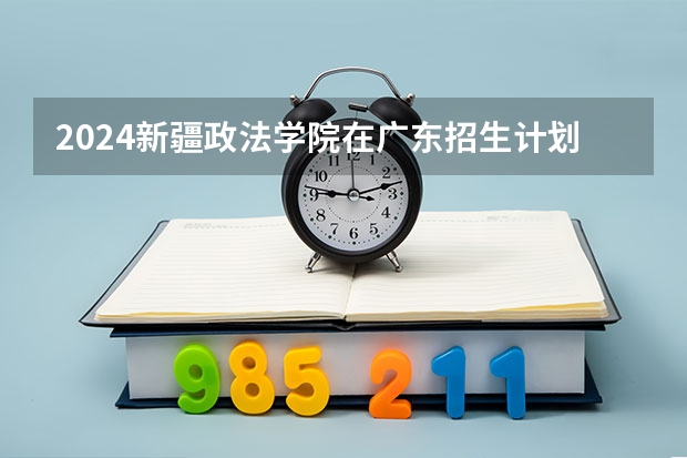2024新疆政法学院在广东招生计划表