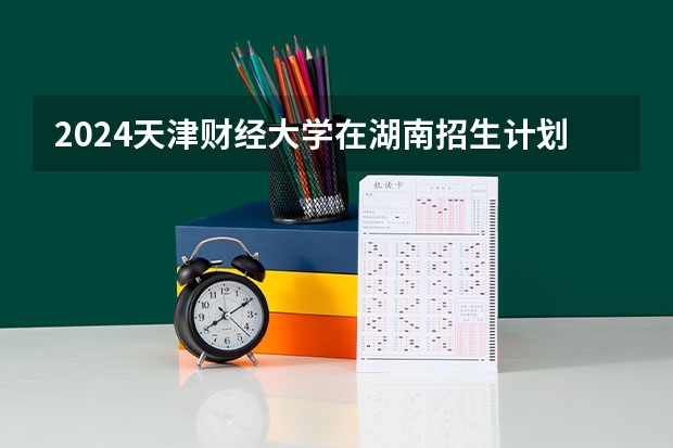 2024天津财经大学在湖南招生计划表