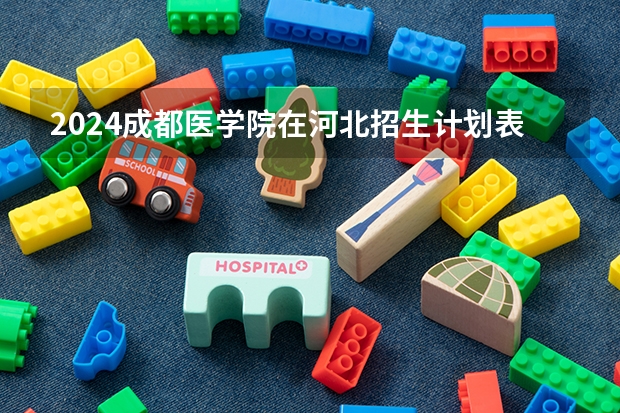 2024成都医学院在河北招生计划表
