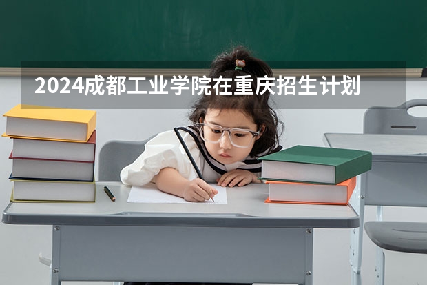 2024成都工业学院在重庆招生计划表