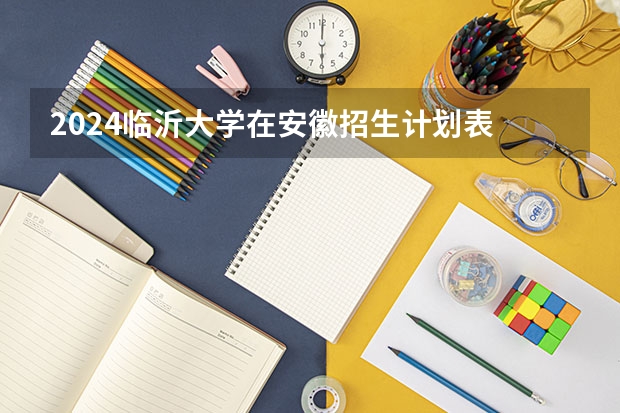 2024临沂大学在安徽招生计划表