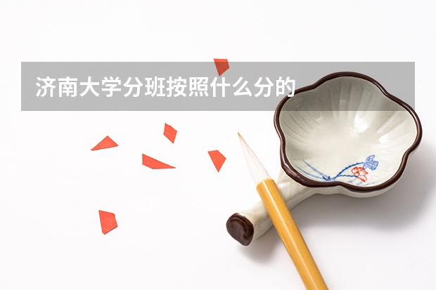 济南大学分班按照什么分的