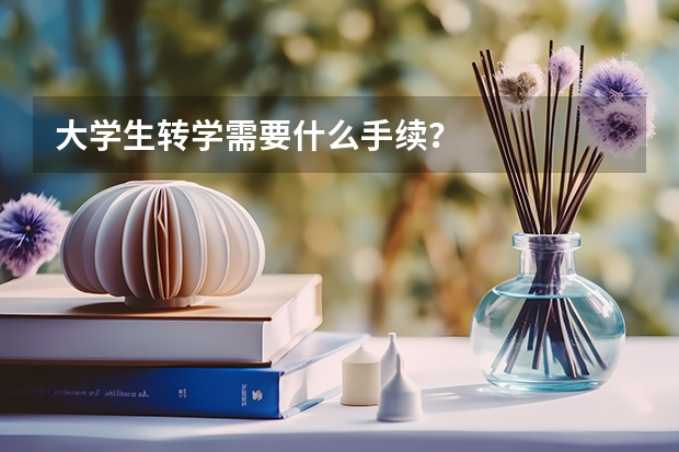 大学生转学需要什么手续？