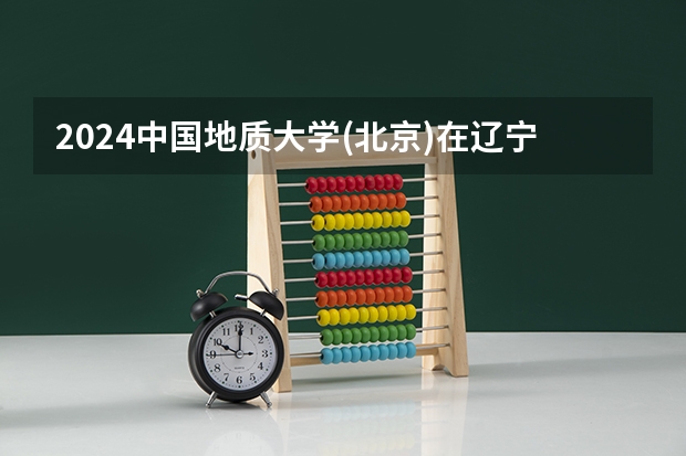 2024中国地质大学(北京)在辽宁招生计划表
