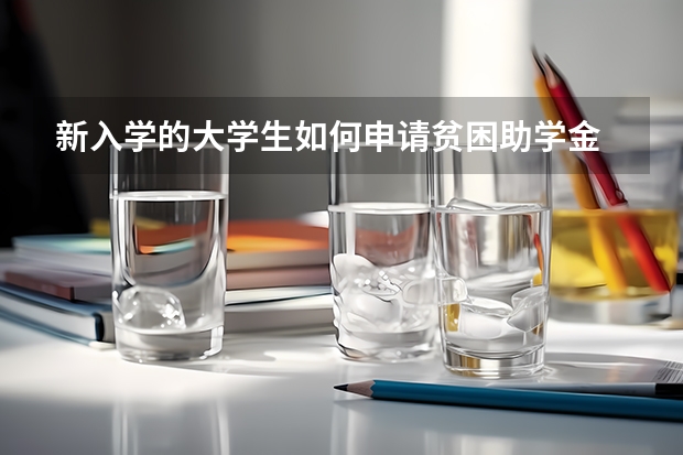 新入学的大学生如何申请贫困助学金