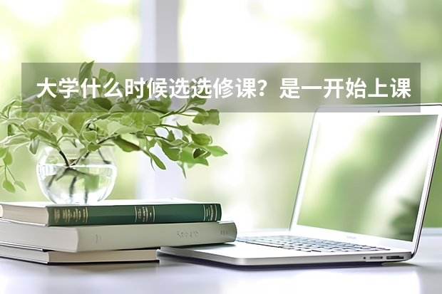 大学什么时候选选修课?是一开始上课就选吗?怎么选,一头雾水