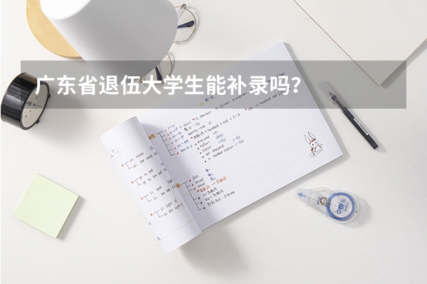 广东省退伍大学生能补录吗?