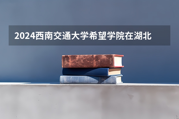 2024西南交通大学希望学院在湖北招生计划表