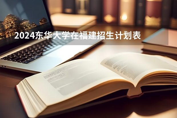 2024东华大学在福建招生计划表
