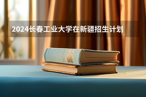 2024长春工业大学在新疆招生计划表