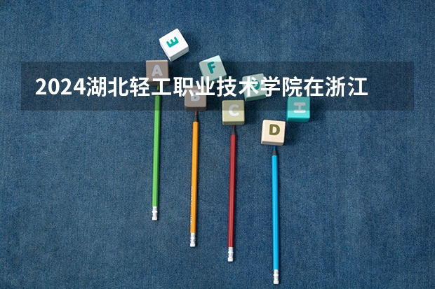 2024湖北轻工职业技术学院在浙江招生计划表