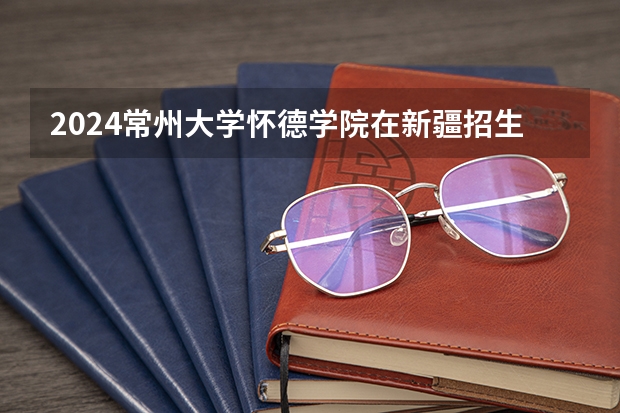 2024常州大学怀德学院在新疆招生计划表