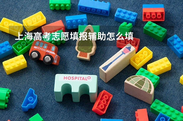 上海高考志愿填报辅助怎么填