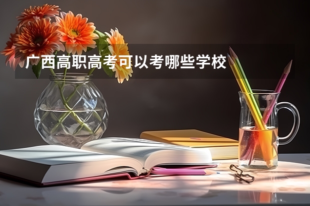 广西高职高考可以考哪些学校
