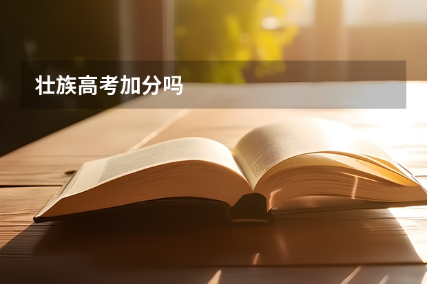 壮族高考加分吗