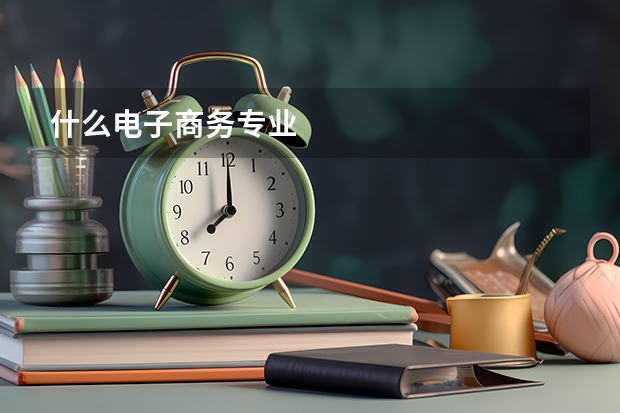 什么电子商务专业