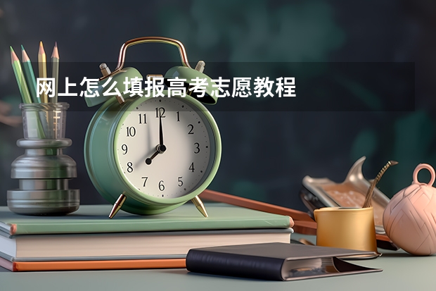 网上怎么填报高考志愿教程