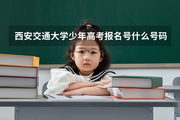 西安交通大学少年高考报名号什么号码查询