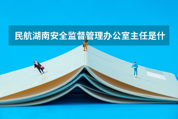 民航湖南安全监督管理办公室主任是什么级别的干部?