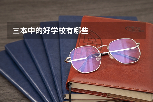 三本中的好学校有哪些