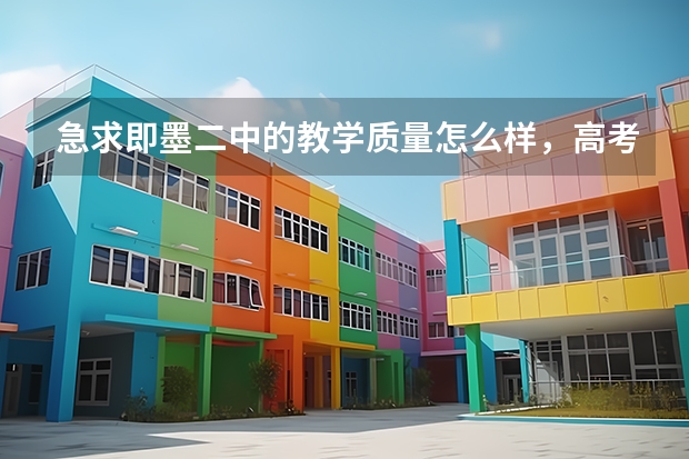 急求即墨二中的教学质量怎么样，高考成绩如何
