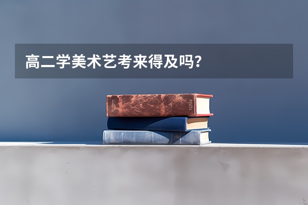 高二学美术艺考来得及吗?