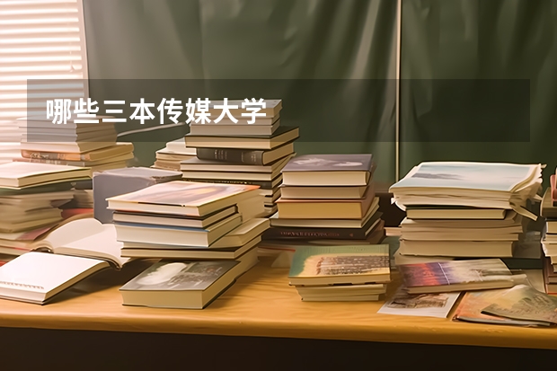 哪些三本传媒大学