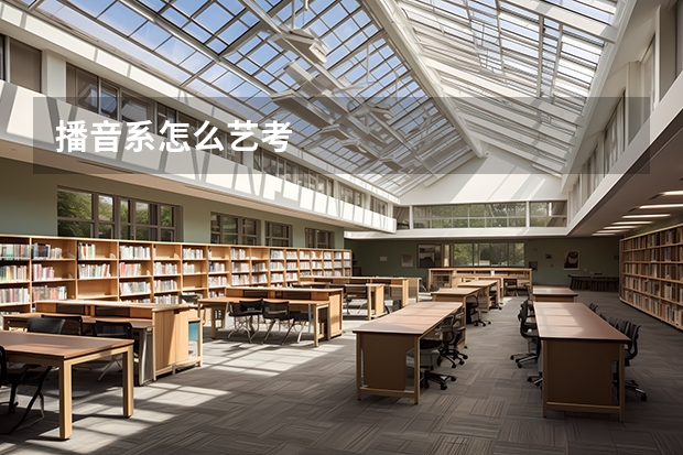 播音系怎么艺考
