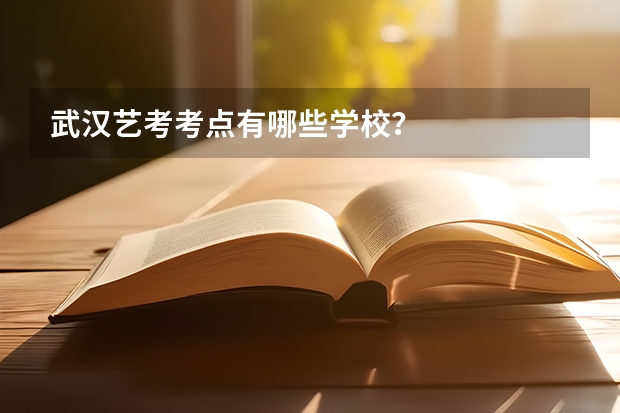 武汉艺考考点有哪些学校?