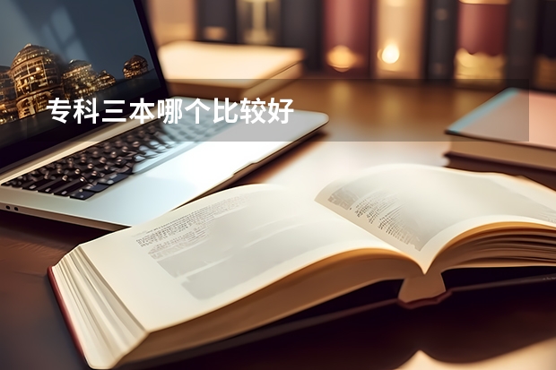 专科三本哪个比较好