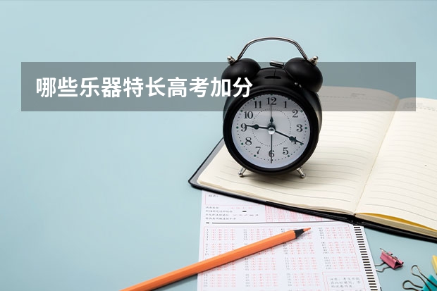 哪些乐器特长高考加分